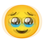 face holding back tears + beating heart