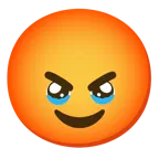 face holding back tears + enraged face