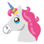 face holding back tears + unicorn