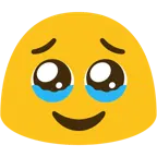 face holding back tears + magic wand
