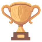 ไม้ + ถ้วยรางวัล