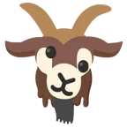 melting face + goat