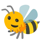 melting face + honeybee