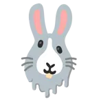 melting face + rabbit face