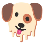 melting face + dog face