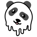 melting face + panda