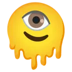 melting face + eye