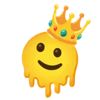 melting face + crown