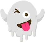 melting face + ghost