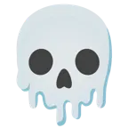 melting face + skull