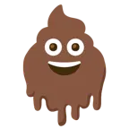 melting face + pile of poo