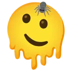 melting face + spider