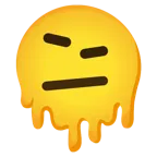 melting face + expressionless face