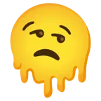 melting face + unamused face
