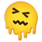 melting face + confounded face