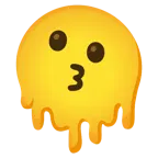 melting face + kissing face