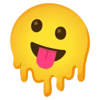 melting face + face with tongue