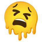 melting face + tired face