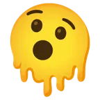 melting face + hushed face