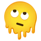melting face + face with rolling eyes