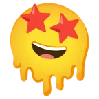 melting face + star-struck