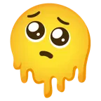 melting face + pleading face