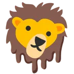 melting face + lion