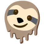 melting face + sloth