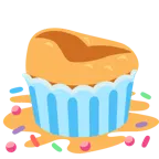 melting face + cupcake