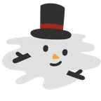 melting face + snowman without snow