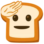 faccina che fa il saluto + pane in cassetta
