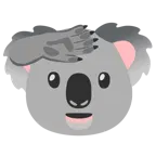 faccina che fa il saluto + koala