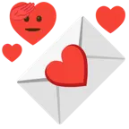 faccina che fa il saluto + lettera d’amore