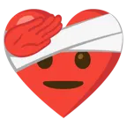 faccina che fa il saluto + cuore guarito