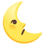 faccina perplessa + faccina ultimo quarto di luna
