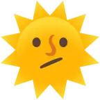 faccina perplessa + faccina sole