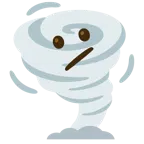 faccina perplessa + tornado