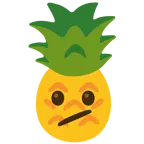 faccina perplessa + ananas