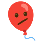 faccina perplessa + palloncino
