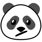 faccina perplessa + panda