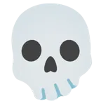 faccina perplessa + teschio