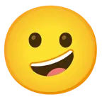 faccina perplessa + faccina con un gran sorriso