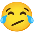 faccina perplessa + faccina con lacrime di gioia