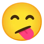 faccina perplessa + faccina che si lecca i baffi
