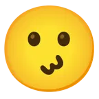 faccina perplessa + faccina che bacia