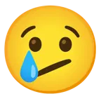 faccina perplessa + faccina che piange