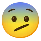 faccina perplessa + faccina impaurita