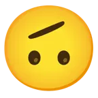 faccina perplessa + faccina sottosopra