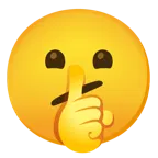 faccina perplessa + faccina che zittisce