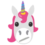 faccina perplessa + unicorno
